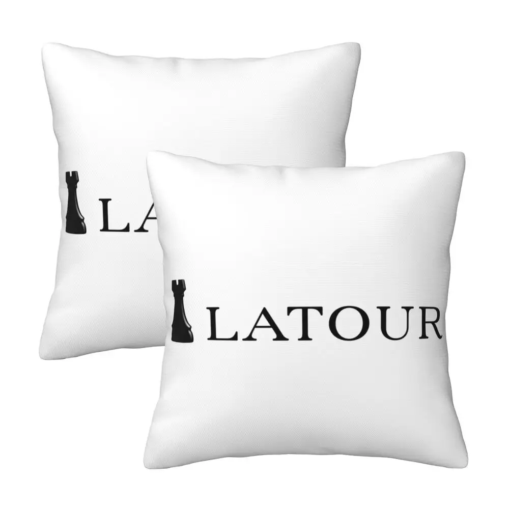 NUEVAS fundas de almohada de moda Latour Fundas de almohada decorativas suaves y acogedoras 2 piezas