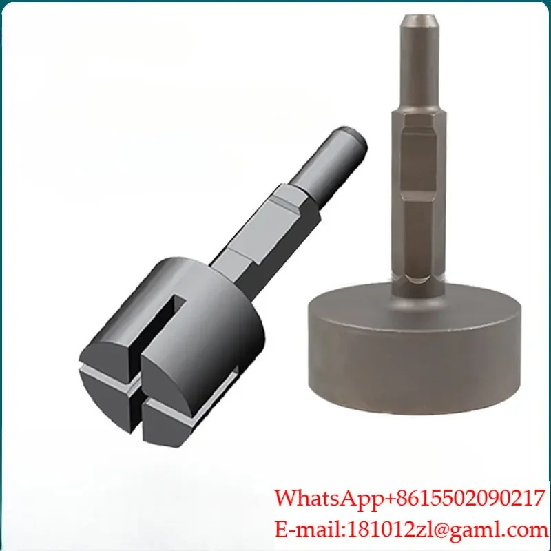 Small piling machine head electric pick hammer barrel gasoline pick angle steel foundation photovoltaic ground piling