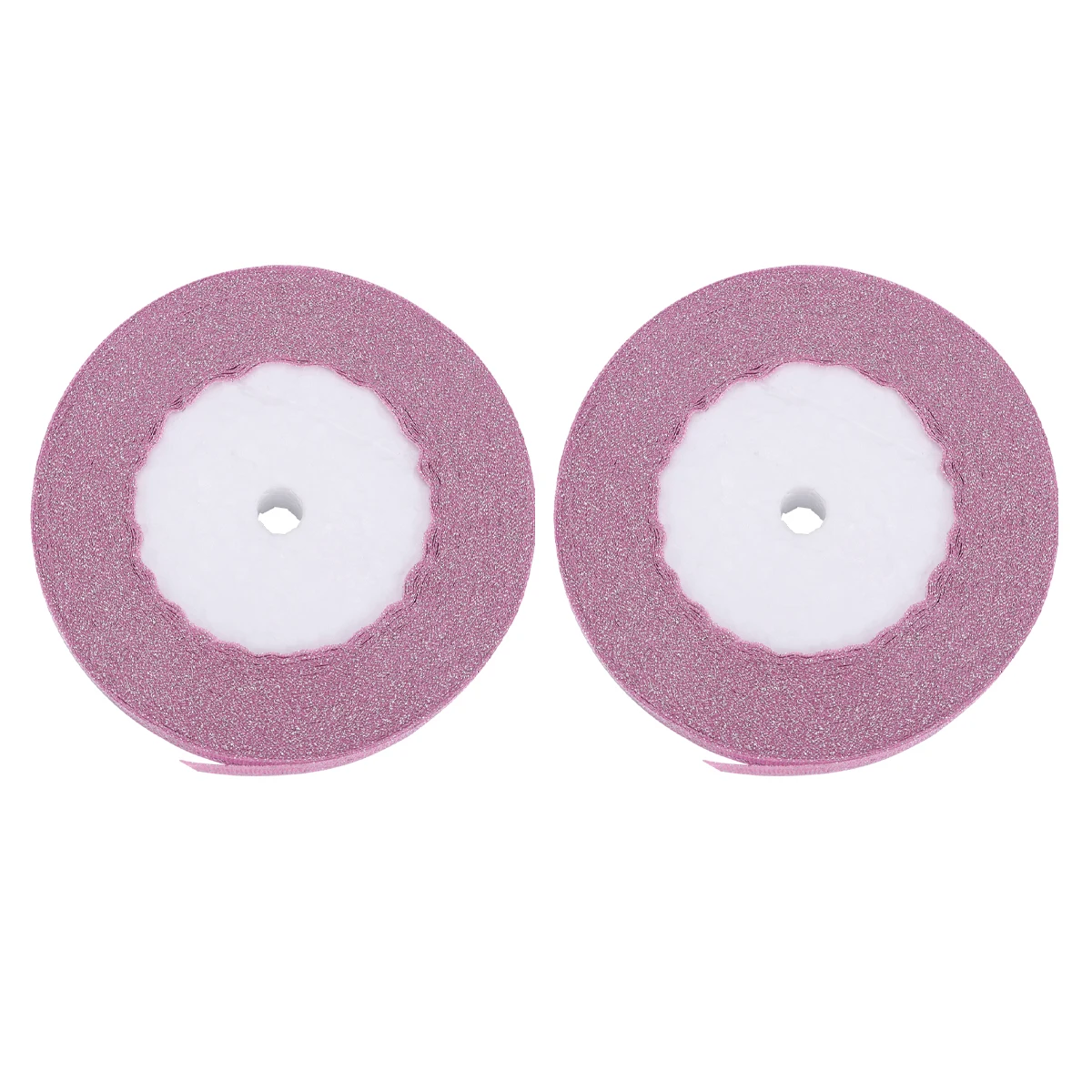 

2pcs Colorful Ribbon Roll Wrapping Ribbon Party Diy Gift Packaging Handmade Crafts Durable Reusable Long Length Free Cut