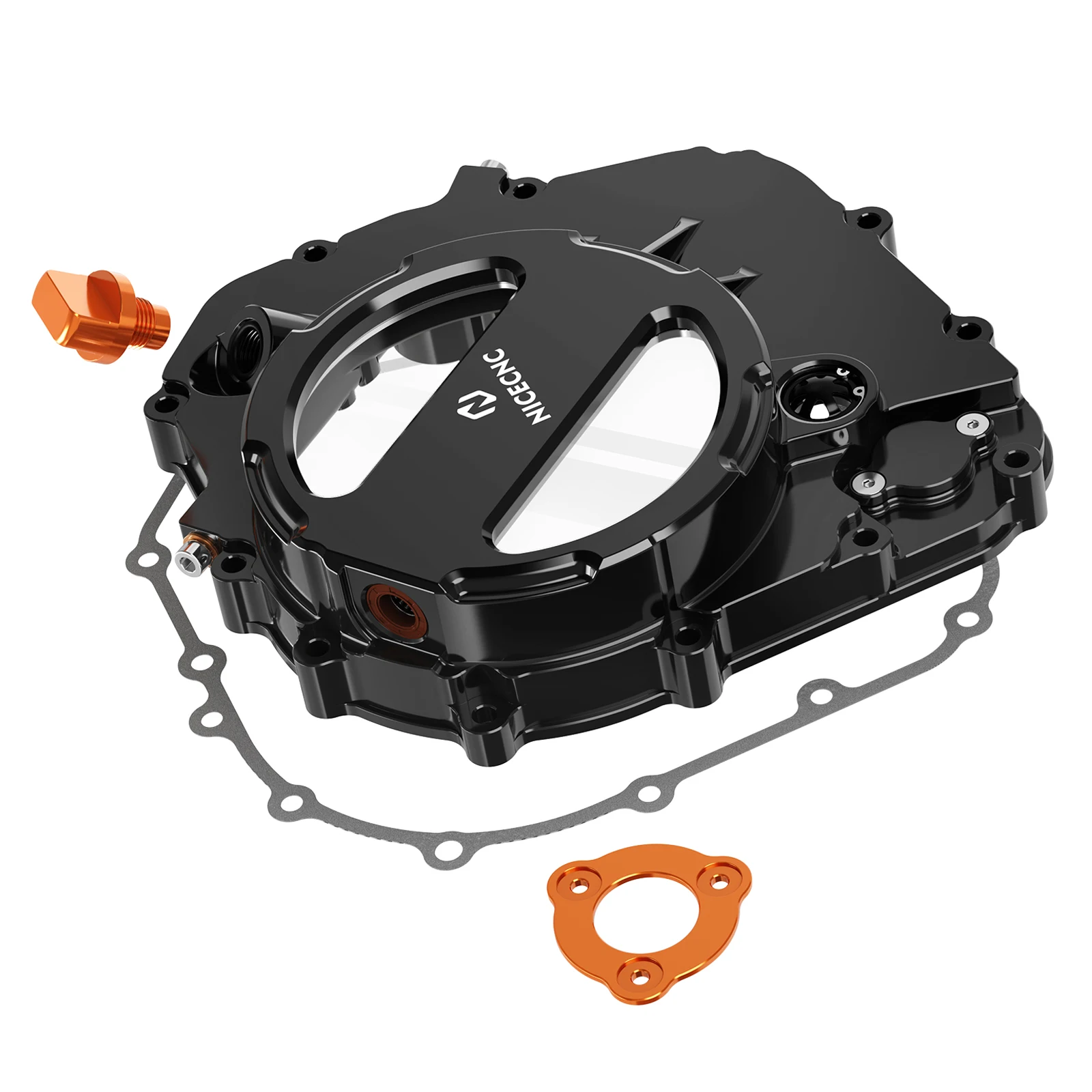 For 2020-2024 KTM 250 390 Adventure Motorcycle Transparent Clutch Cover Kit for KTM RC250 RC390 250 Duke 390 Duke 2017-2023 2022