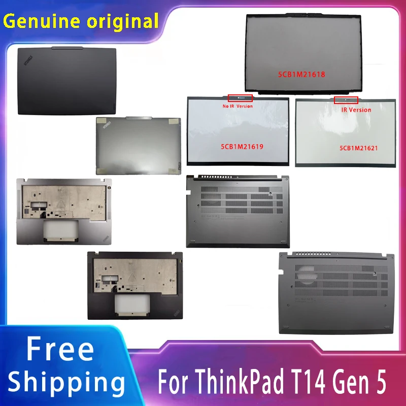 

Новинка для Lenovo Thinkpad T14 Gen 5; сменные аксессуары для ноутбуков, задняя крышка ЖК-дисплея или нижняя часть 5CB1M21614 5CB1M21666