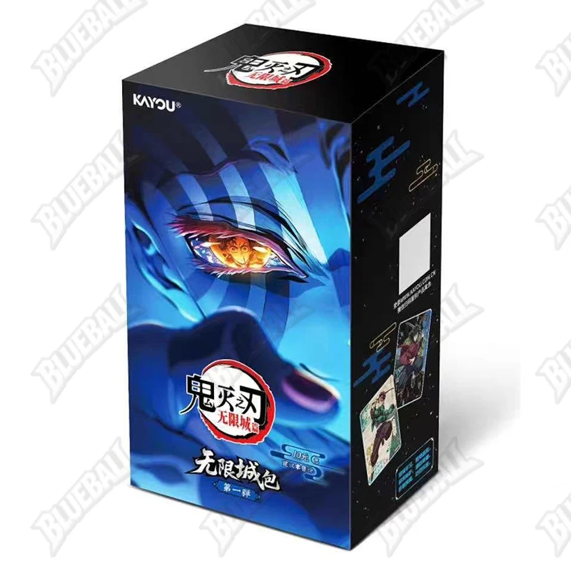 Official Genuine Kayou Demon Slayer Infinity Castle Arc Collectible Cards 48 Boxes Master Case Rare Cards Gifts for Anime Fans