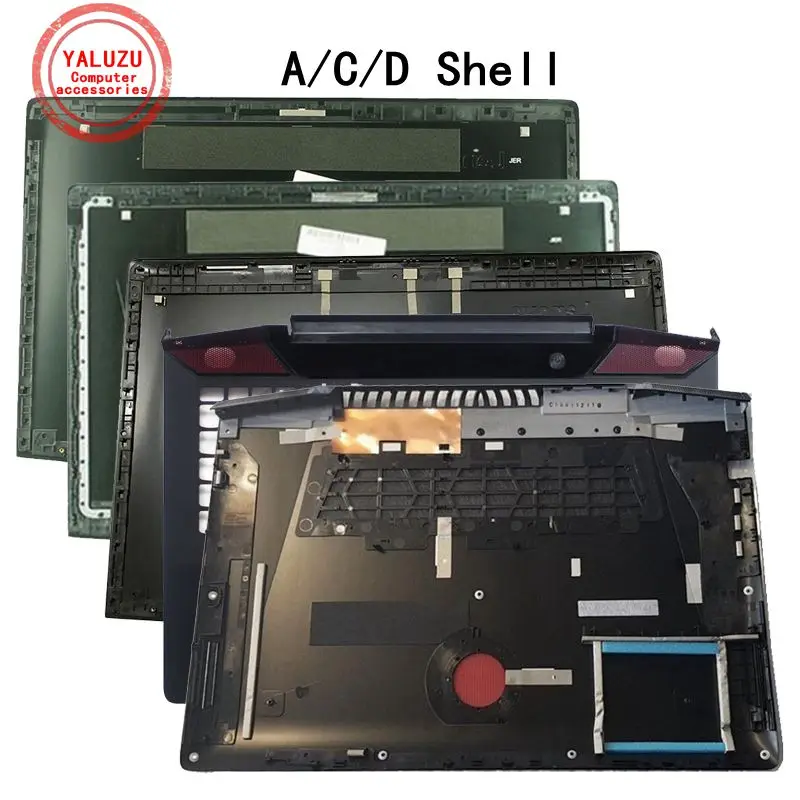 Estojo Superior para Lenovo Ideapad Teclado dos Eua Lcd Top Case Tampa Base Inferior Tampa Palmrest Y70015 Y700-15isk Y700-15acz Novo Shell