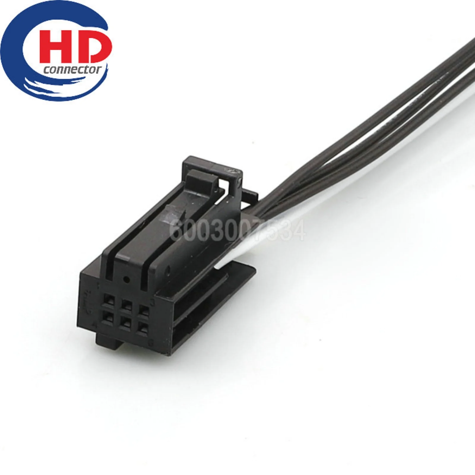 6 Pin Connector Unsealed 0.6mm Series Female Connector Cable Plug Motorcycle Electrical Harnesses Wiring Harness