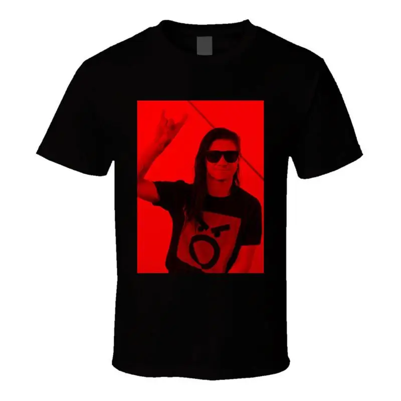 

Футболка знаменитостей Skrillex 9, черная, размер S, M, L, Xl 2Xl 3Xl 4Xl 5Xl 6Xl