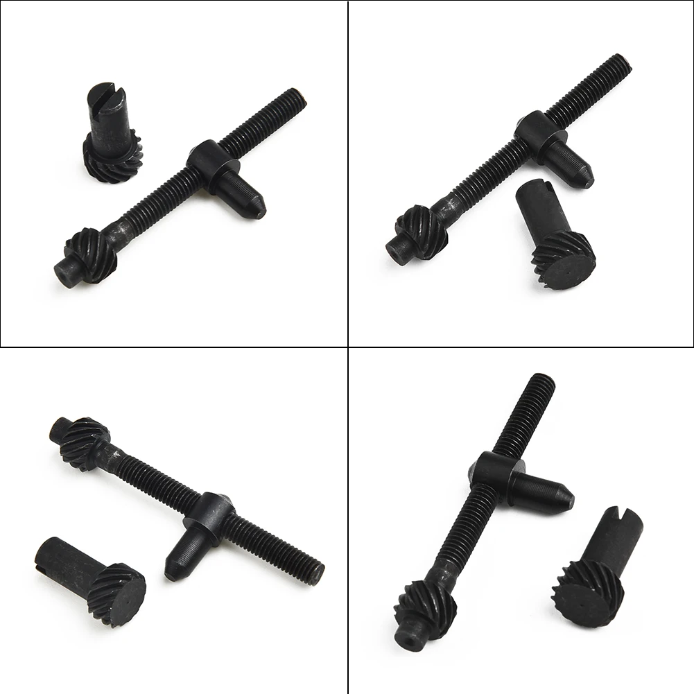 1 set Adjuster Tensioner Black For Chinese Chainsaws 4500 5200 5800 45CC 52CC 58CC Replacement Part Accessory Useful