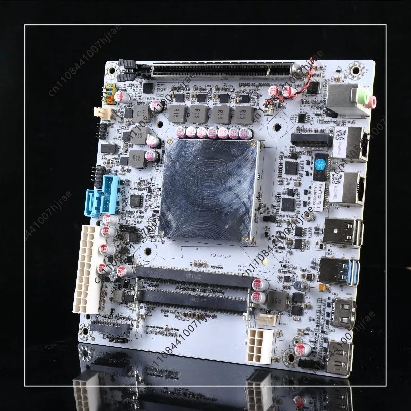 QY0Z Onboard CPU ITX Motherboard Combo 14C20T Desktop Mainboard DDR4 NVMe Mini PC Board Set