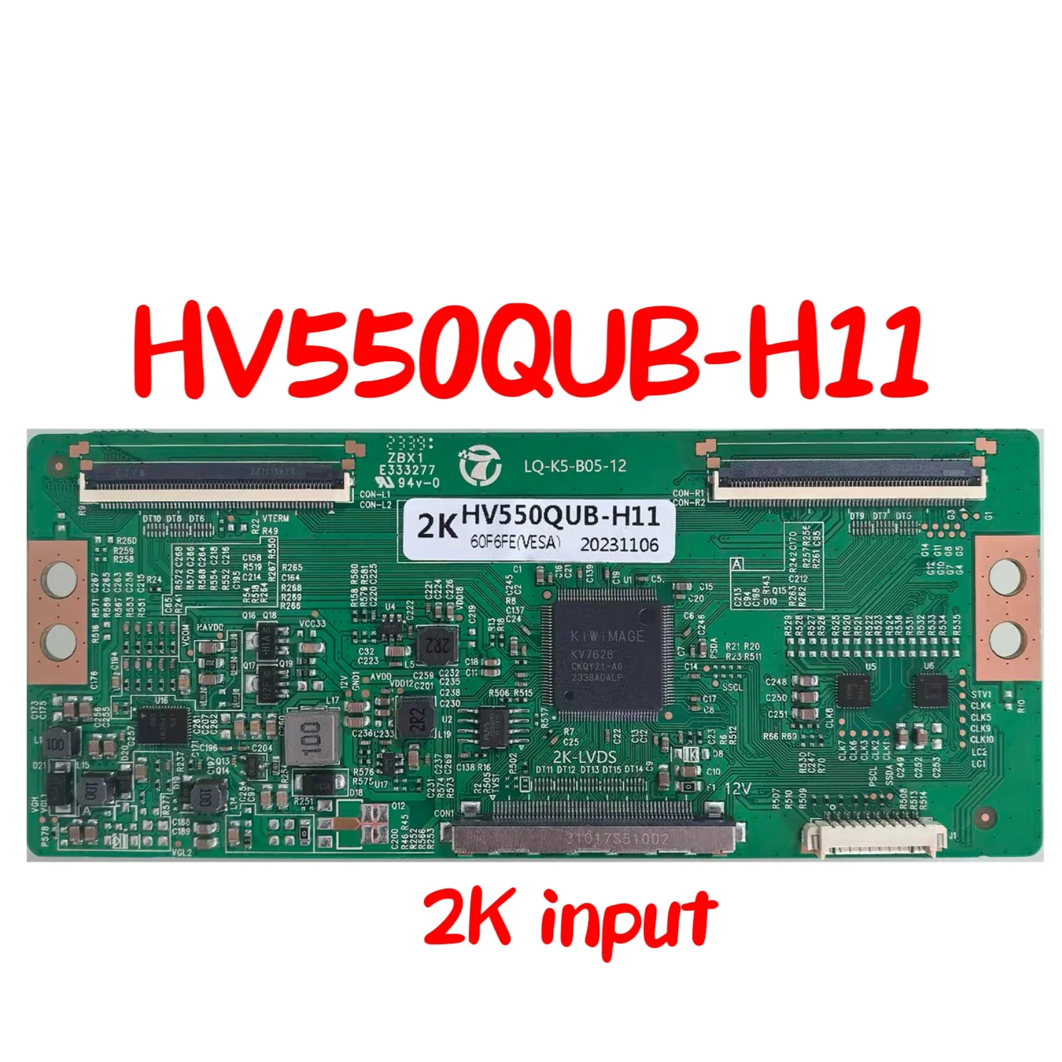 

New 4K to 2K Logic Board HV550QUB-H81 HV550QUB-H11 HV550QUB-H131 2K Input