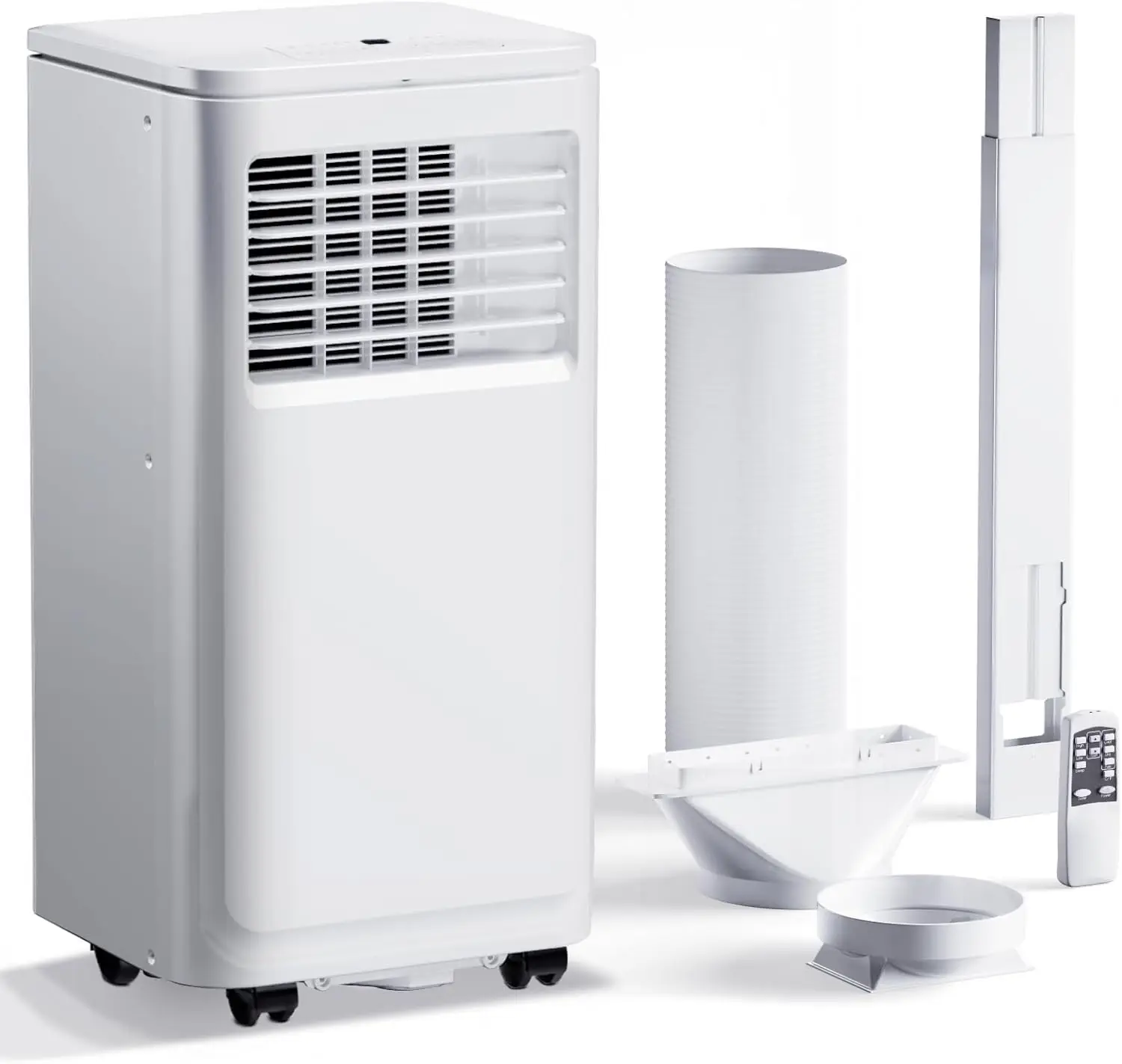 8000 BTU Portable Air Conditioners,Portable AC Cools up to 350 Sq.Ft,Room Air Conditioner with Remote Control,Dehumidifier