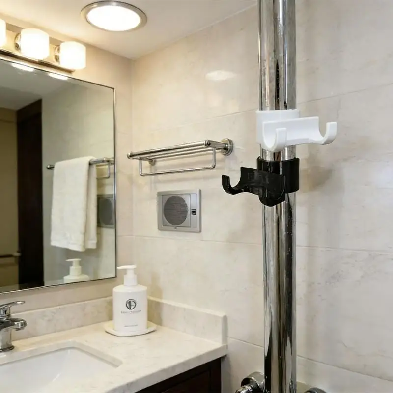 

2 шт. Держатель для бритвы без сверления, с принтом, крючок-органайзер для душа, нержавеющий аксессуар для ванной комнаты