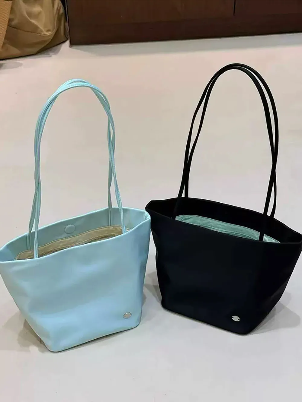 New Color-blocking Women Tote Bag Fashion Shoulder Bags Vintage Large Capacity Shoulder Bag Casual Style Underarm Bags