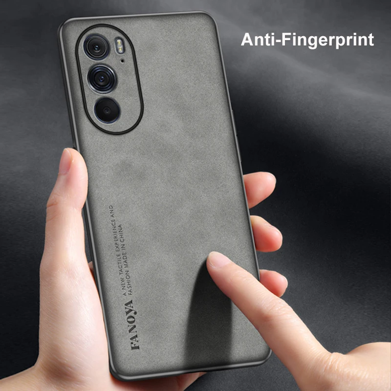 Luxury PU Leather Case For Motorola Moto Edge 30 Pro X30 Edge Plus 2022 Cover Matte Full Protection Silicone Phone Case Coque