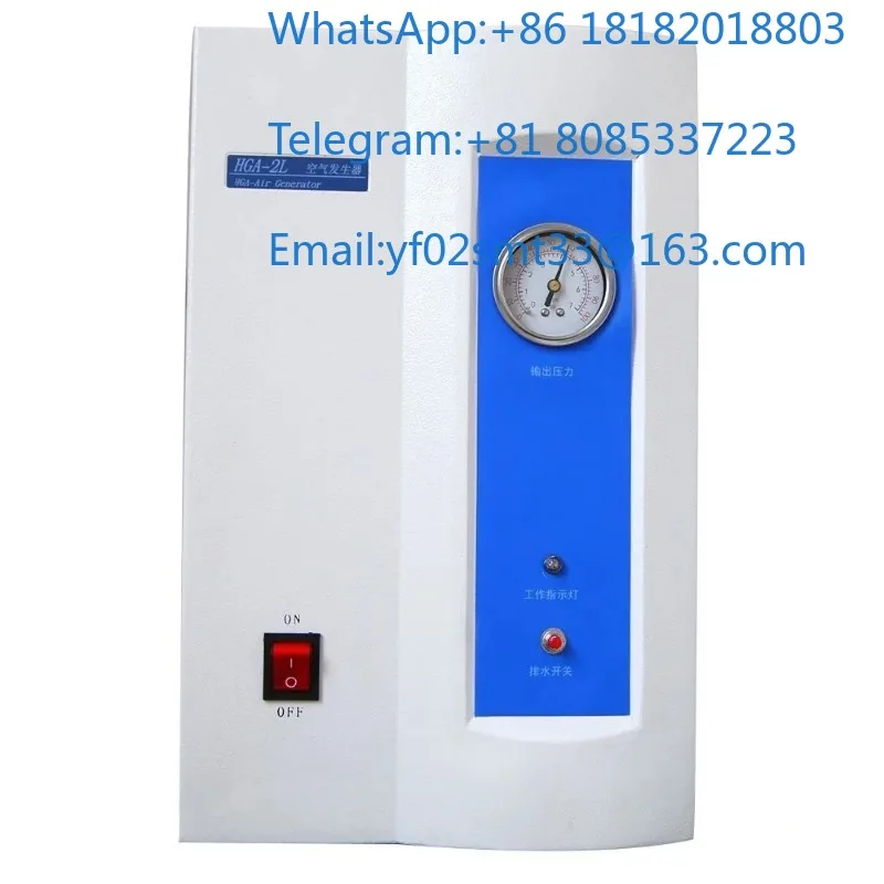 Low Noise Pure Air Generator HLPT-3A Stable Clean Air Output Oil-Free Design For Gas Chromatography Lab Sample Analysis Lab