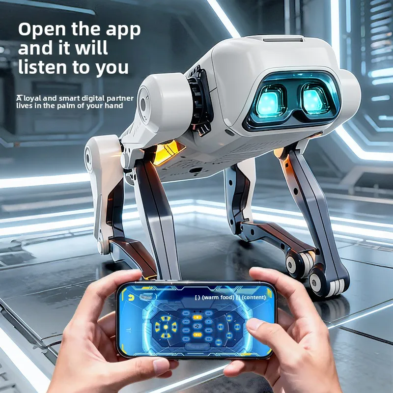 Scientific Parenting for ChildrenaiSimulation Robot Dog Intelligent Voice Bionic Remote Control Mechanical Dog Robot