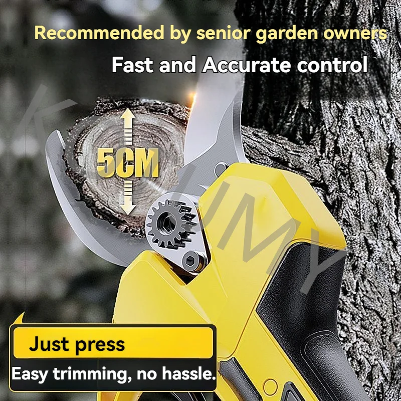Lithium Battery Rechargeable Garden Shears Electric Pruning Brushless Electric Pruning Shears 21V