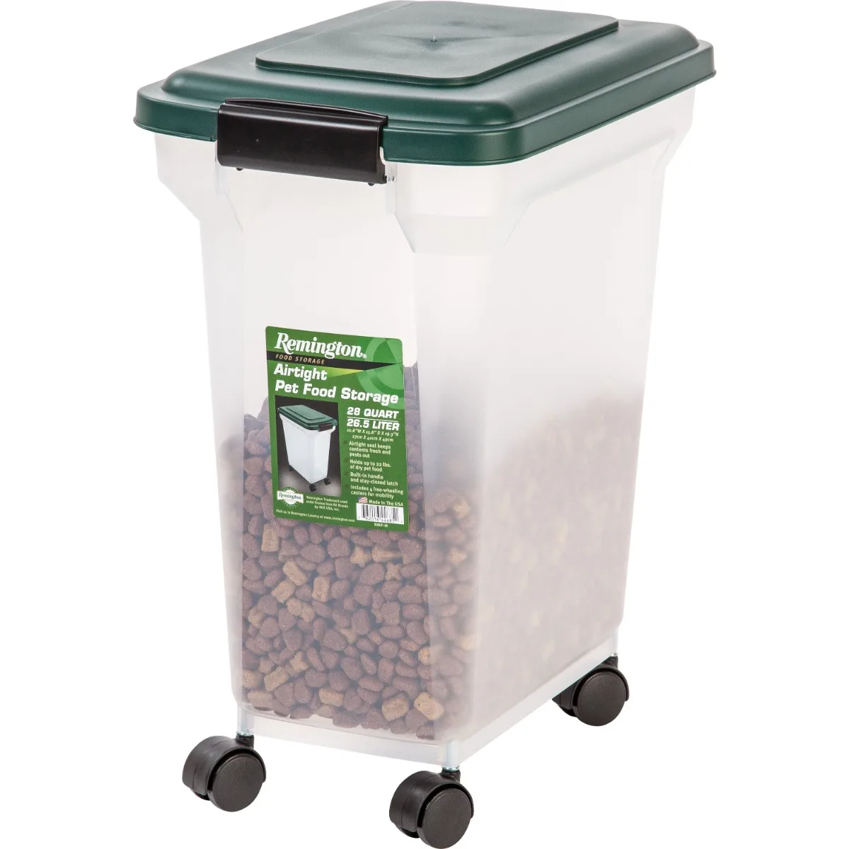 

22 Lbs. Airtight Pet Food Container | Dog & Cat Food Storage Bin