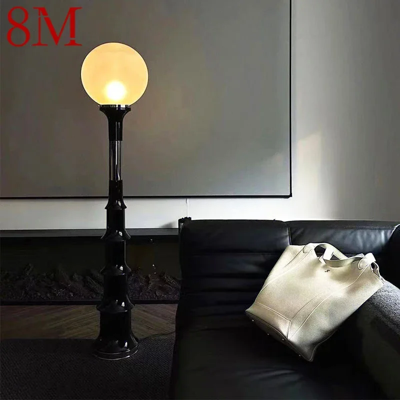 

8M Nordic Minimalism Floor Lamp Cream Style Living Room Bedroom LED Creativity Decorative Atmosphere