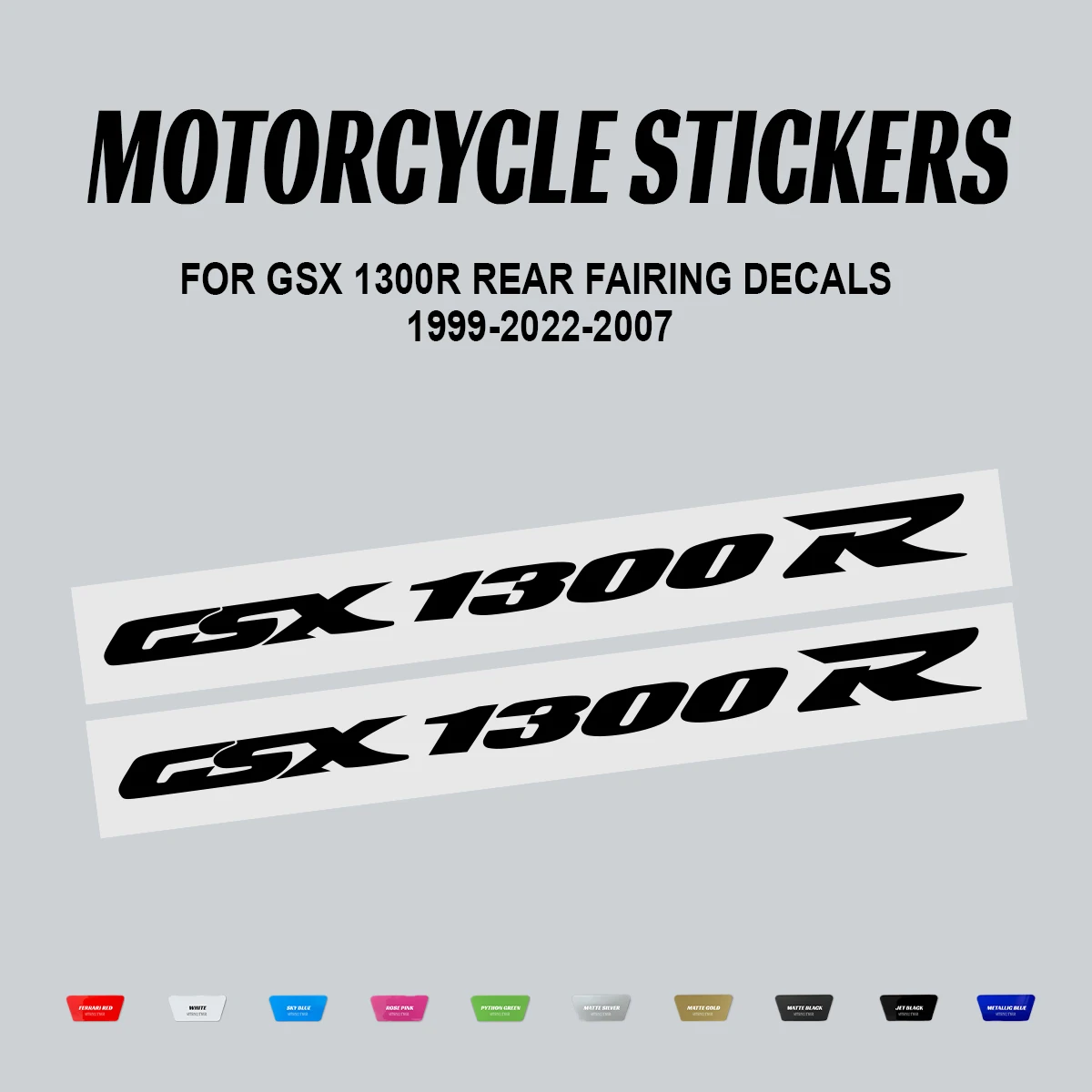 For Suzuki GSX1300R Hayabusa 1999-2007 Rear Fairing Decals Stickers GSX 1300R Sticker Motorcycle Accessories