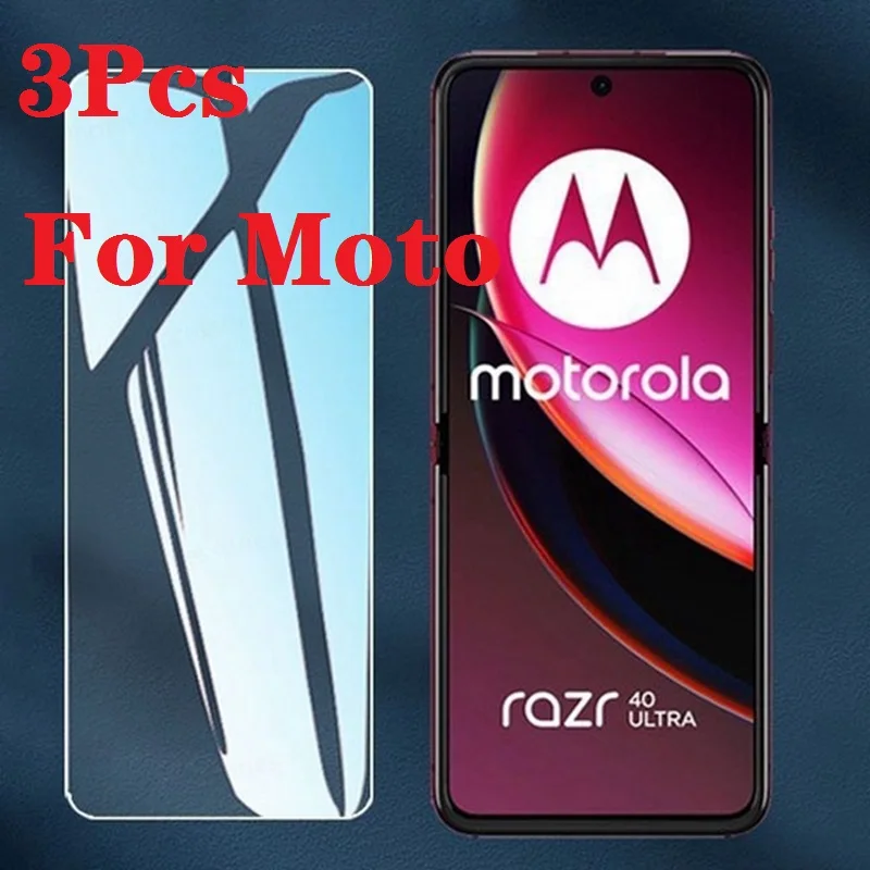 Película de hidrogel HD 3 unidades para Motorola Razr 40 Ultra Moto 2023 2024 2025 Plus protetor de tela macia
