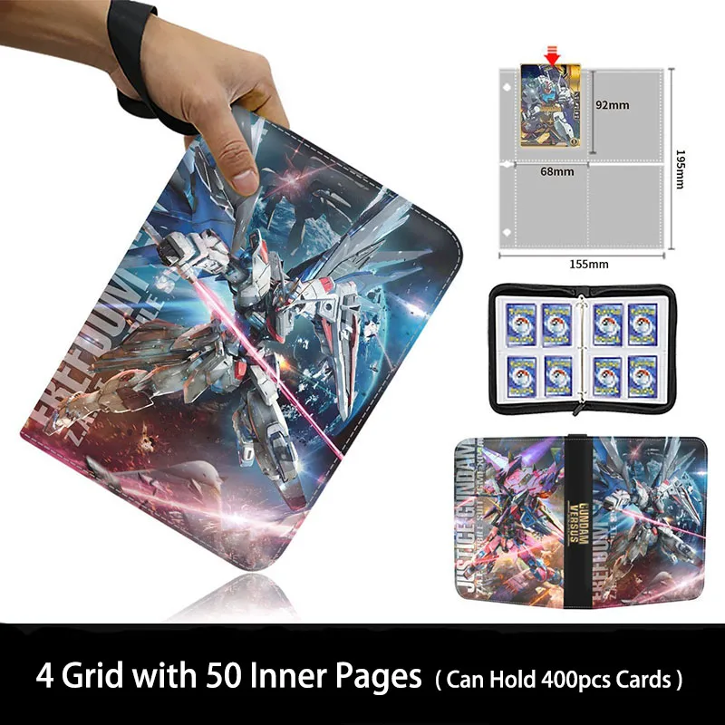 900Pcs 9 Pocket Anime GUNDAM Cards Album Book Zipper PU Leather Cards Binder Display Game Collection Card Kids Toy Gift - AliExpress 26 900Pcs 9 Pocket Anime GUNDAM Cards Album Book Zipper PU Leather Cards Binder Display Game Collection Card Kids Toy Gift - AliExpress 26