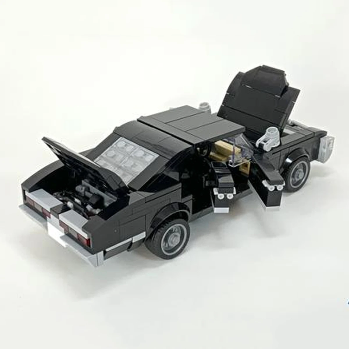 MOC-Técnicos Blocos De Construção De Carros, Speed Champions Veículos, Brinquedos De Presente De Natal, Filme Sobrenatural 1967 Chevrolet Impala