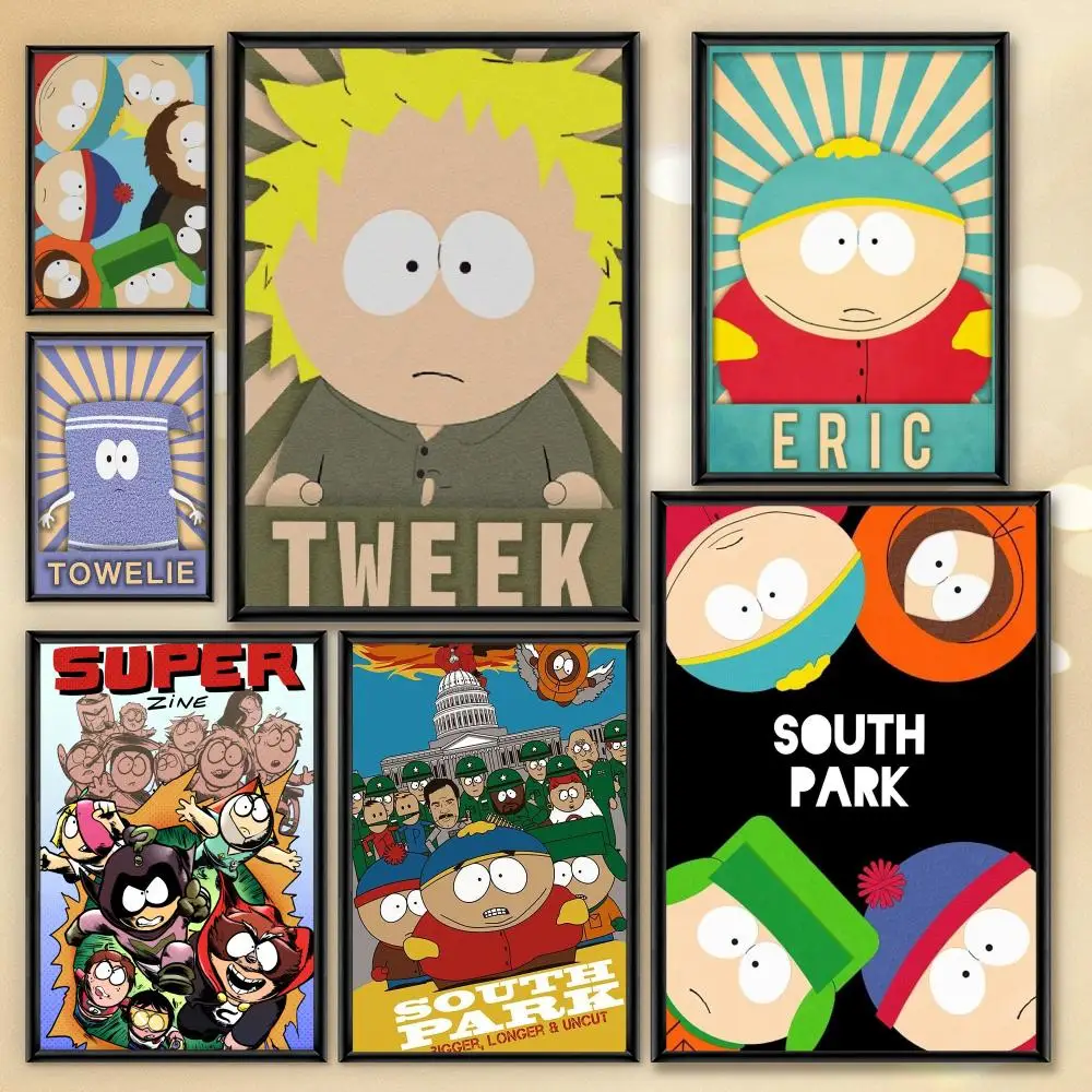 S-South Park Home Wall Decoration Creative Room Accent Cheap Home Decor Poster