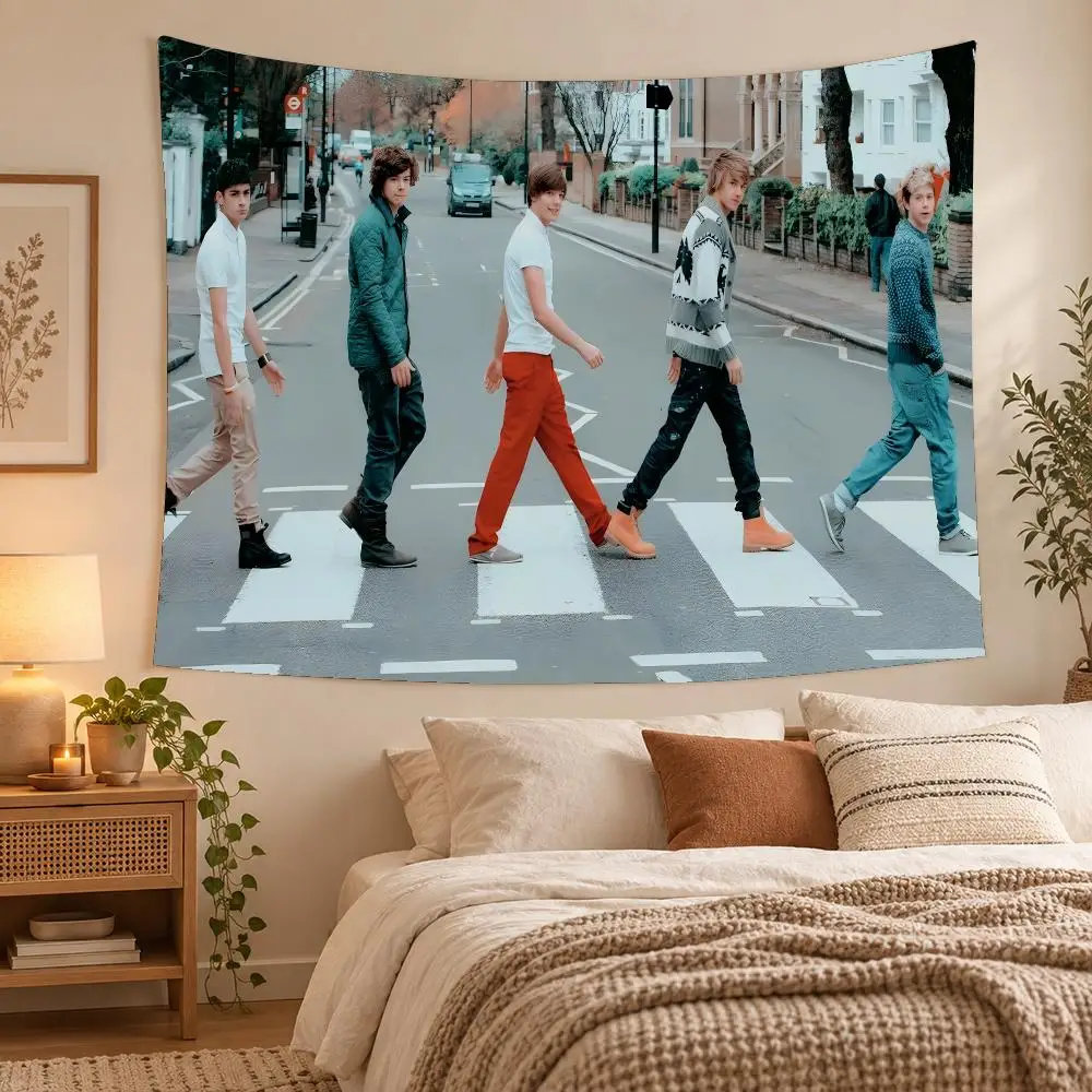 Music Band One D-Direction Tapestry Wall Hanging, Suitable For Living Room, Bedroom, Study, Party Home Decor Gift