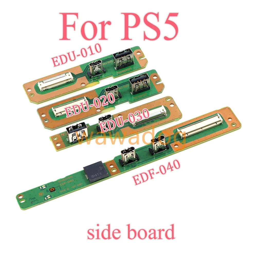

10pcs For PS5 Machine 1000 1100 1200 Slim Host Model Side Panel with TYPE-C/TYPE-A EDU-010 020 030 EDF-040 Repair Parts