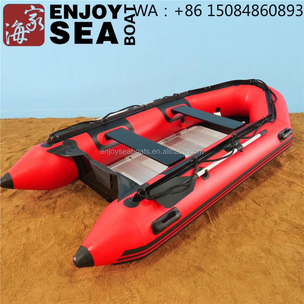 2025 New 1.2mm PVC & Hypalon Inflatable Fishing Boat, Rigid Sport Power Component For Outdoor River Drifting