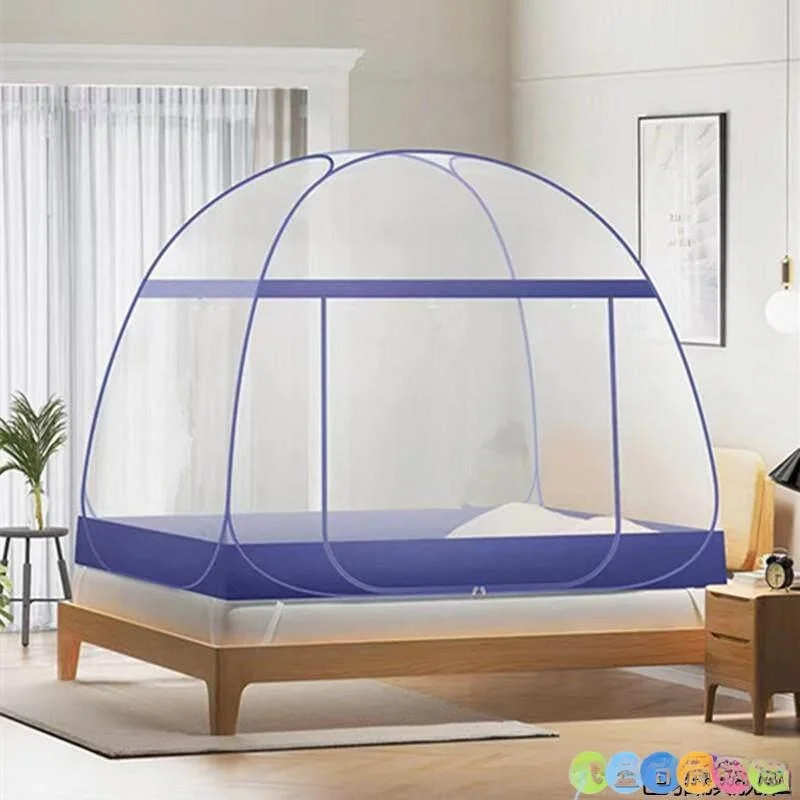 

Москитная сетка без установки для односпальной и двуспальной кровати, 12 м для односпальной кровати, 18 м для кровати размера Queen, простая установка, постельные принадлежности