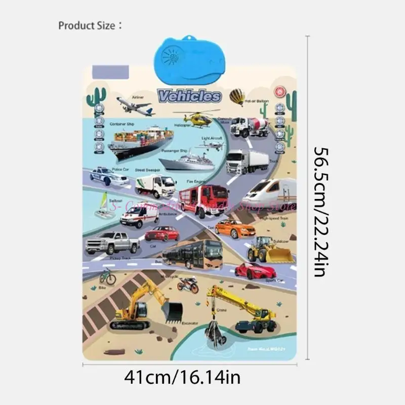 85ae interactief Talking Wall Chart speelgoed voor kinderen educatieve ABC Letter Cognitief speelgoed