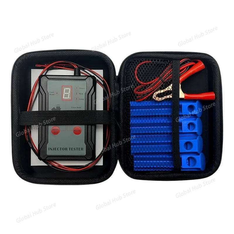 Upgraded Fuel Injector Tester & DIY Cleaning Tool - Test Two Injectors Simultaneously 8 Pulse Power Drive Mode