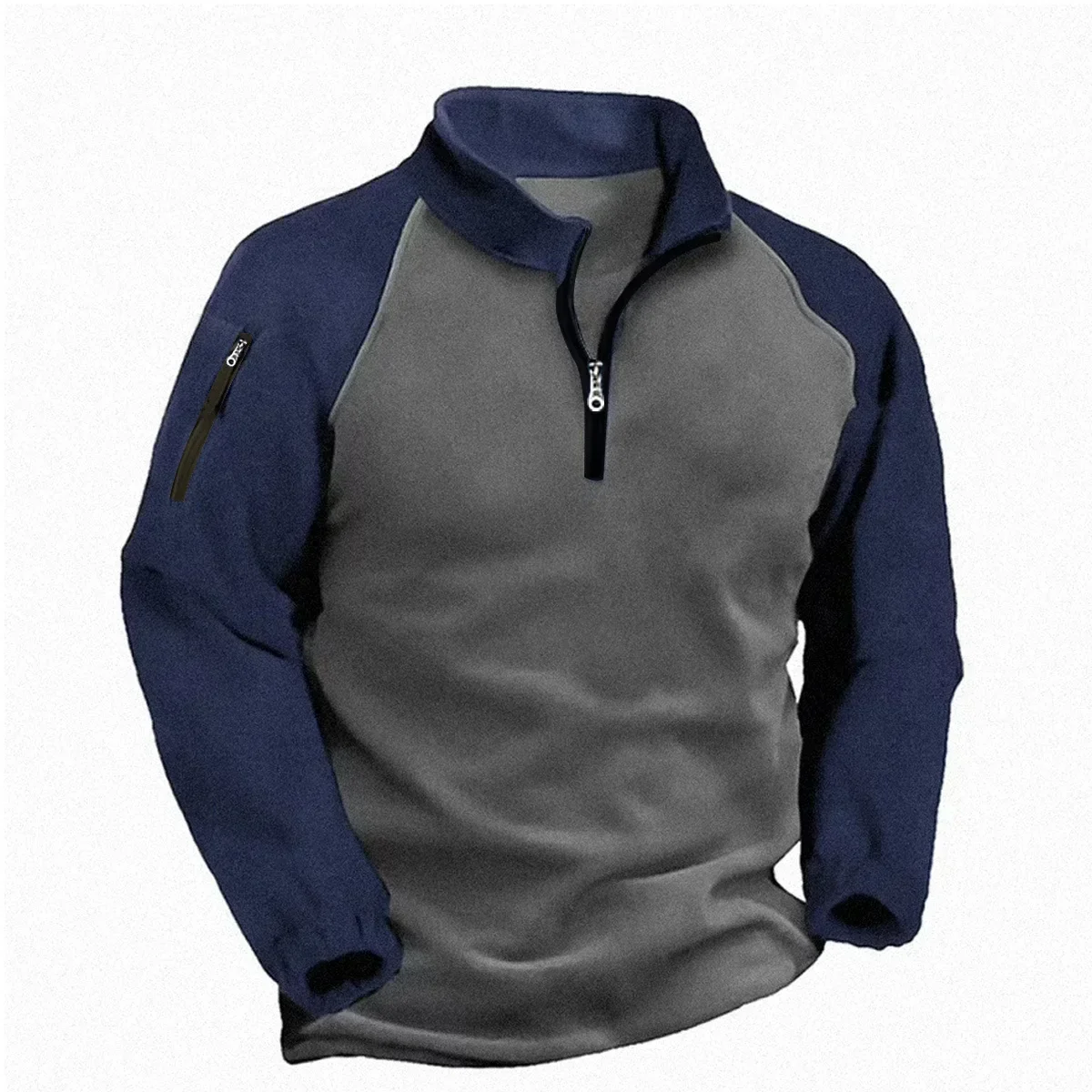 2024 Nowe kurtki taktyczne z zamkiem błyskawicznym Męskie zimowe ciepłe bluzy polarowe Outdoor Hunting Shooting Patchwork Pullover Coats Men
