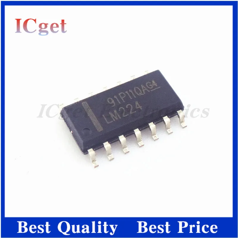 10 Pcs/Lot LM224DR LM224 SOIC14 New and Original In Stock