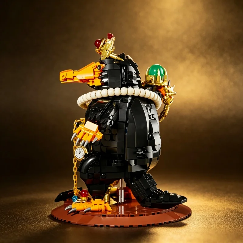 2026 New Magic Style Mole Building Block Model High Difficulty Assembly Toy Collectible Desktop Ornament