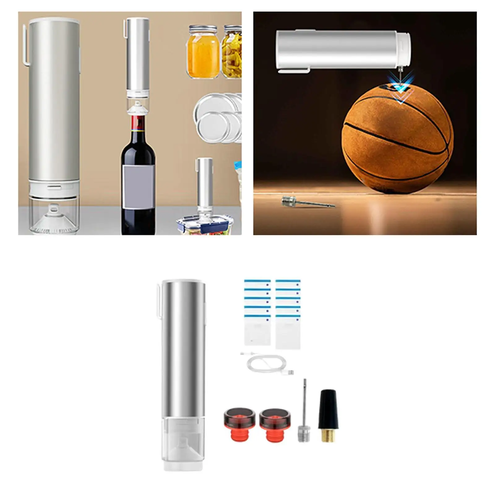 Confezionatrice sottovuoto elettrica compatta per sigillatrice sottovuoto per barattoli per cucina domestica