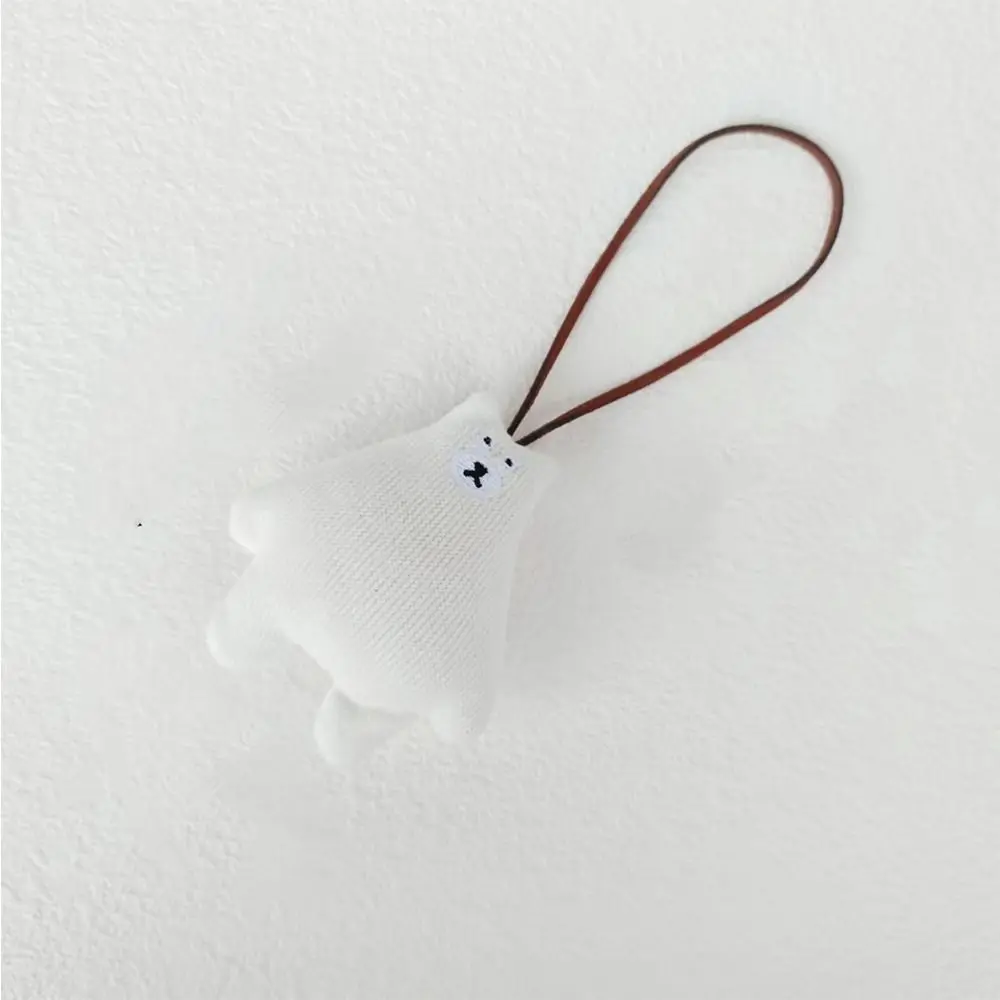 المحمولة كوكي الدب حقيبة قلادة حقيبة ملابس سحر جديلة ظهره الديكور حقيبة مباراة الملحقات محشوة الحيوان الحبل هدية #1