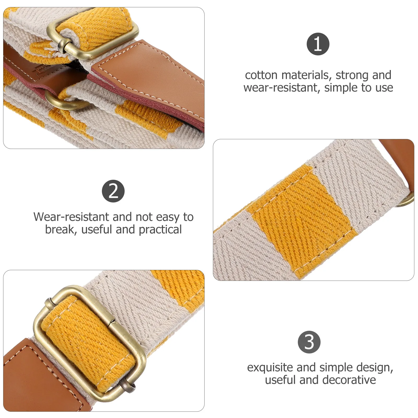 

Ukulele Strap Cotton Shoulder Accessories Straps Replacement for Beginners Style Ukelele Adjustable Piano Belt