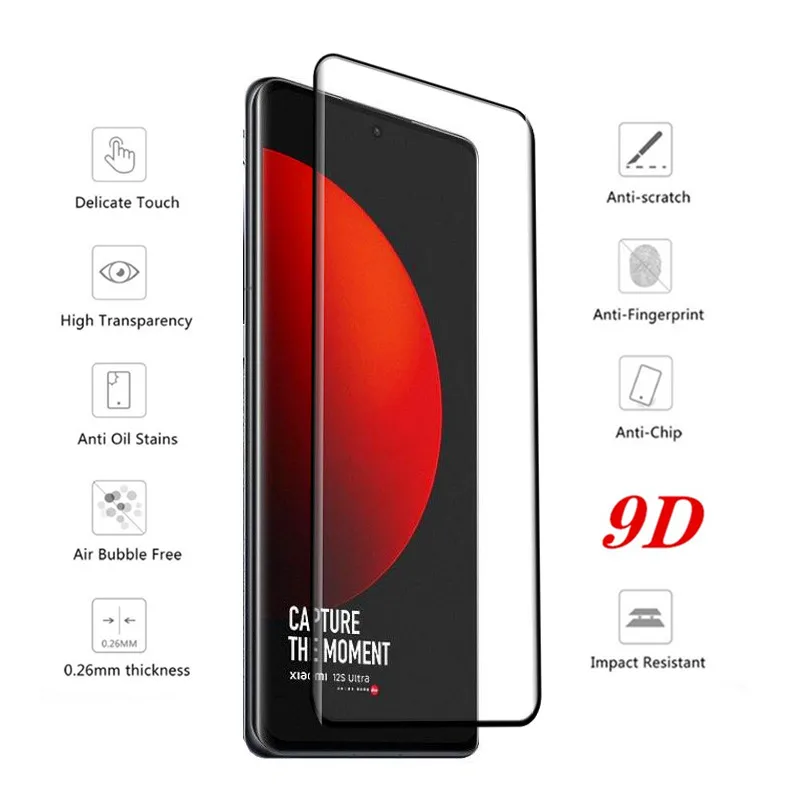 Sale Screen Protector For Xiaomi 12S Ultra Tempered Glass + Camera Film For Xiaomi 12S Ultra Soft Fiber Camera film