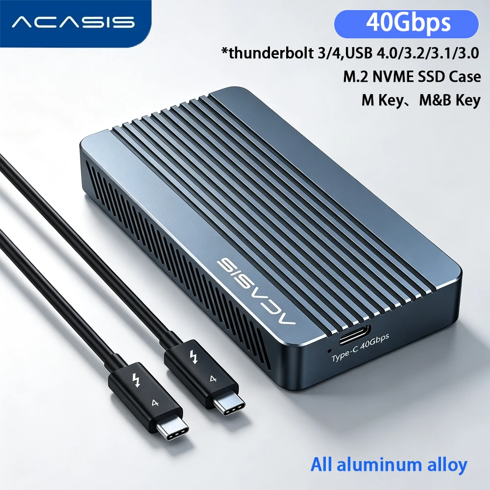 8Tb M2 Nvme Ssd - Корпус для SSD ACASIS 40Gbps M.2