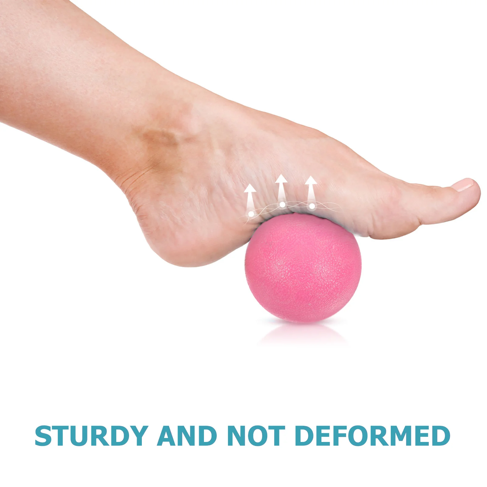 2-teiliger Massageball Tpe Muskeltherapieball für tiefes Gewebe, myofasziale Entspannung, Triggerpunkt, Schmerzlinderung, Fitness-Erholungswerkzeug