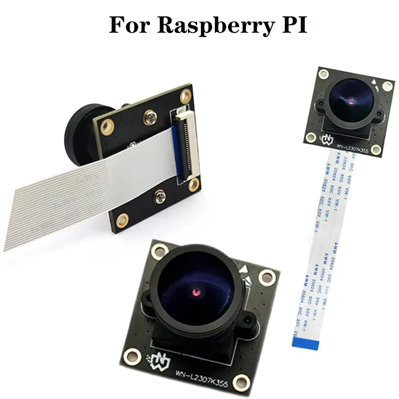 

HD 2MP 1920*1080 MIPI camera module 24-pin interface IMX307 1/2.8 sensor 140-degree wide-angle lens 60fps For Raspberry PI