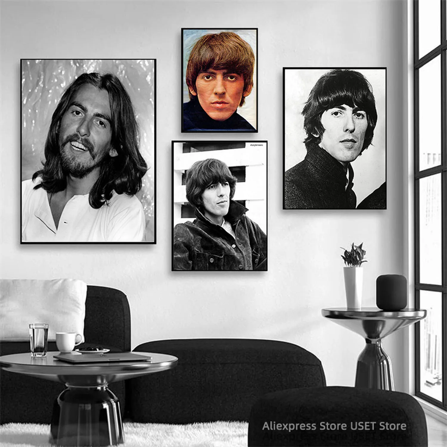 George Harrison ,Guitarist, producer, actor, composer, screenwriter Canvas Posters and Prints Canvases Painting Home Decoration