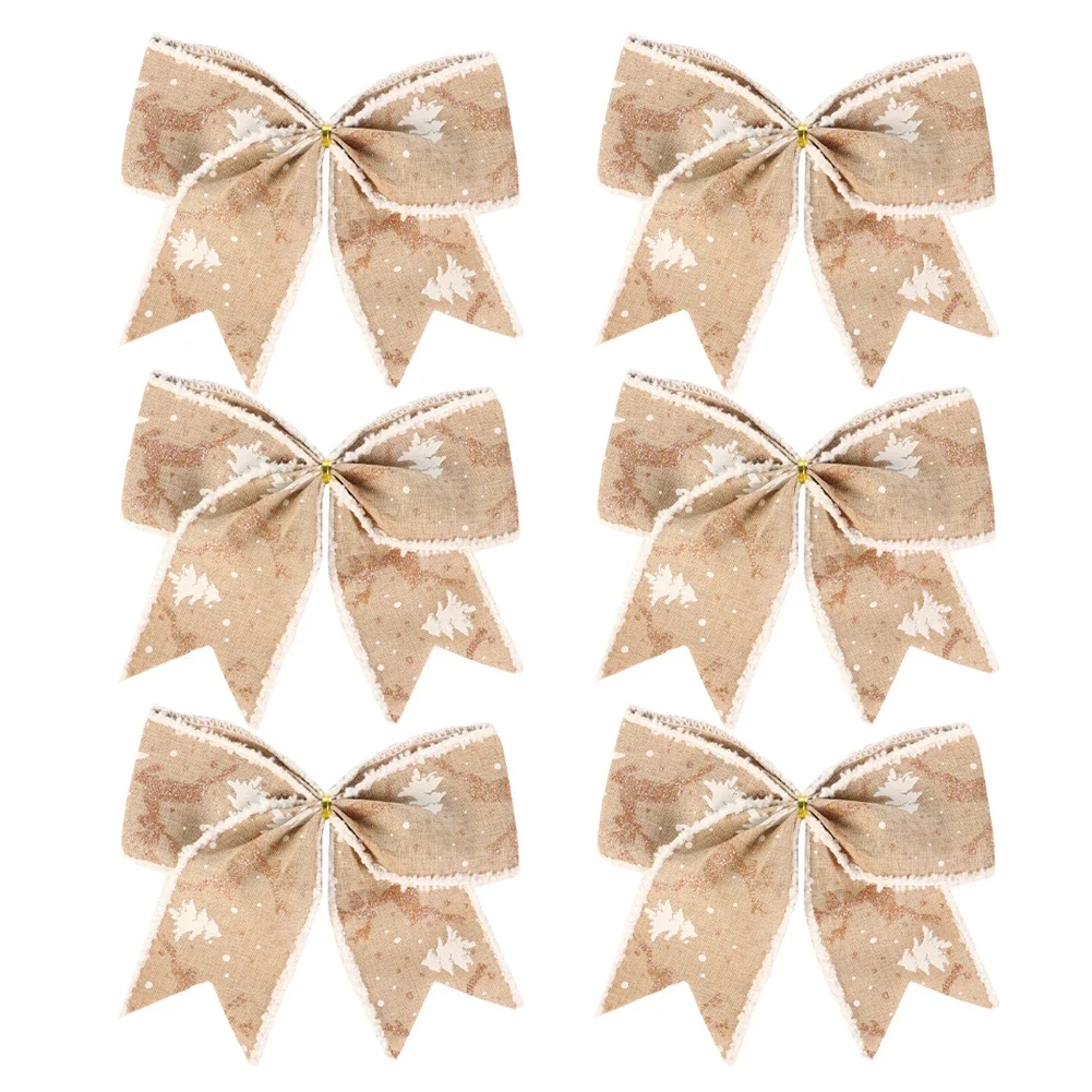 

Festive Bows Red Christmas Bows Festive Decorations Easy To Use Generous Size Reusable Bows Versatile Use For Indoor Decorations