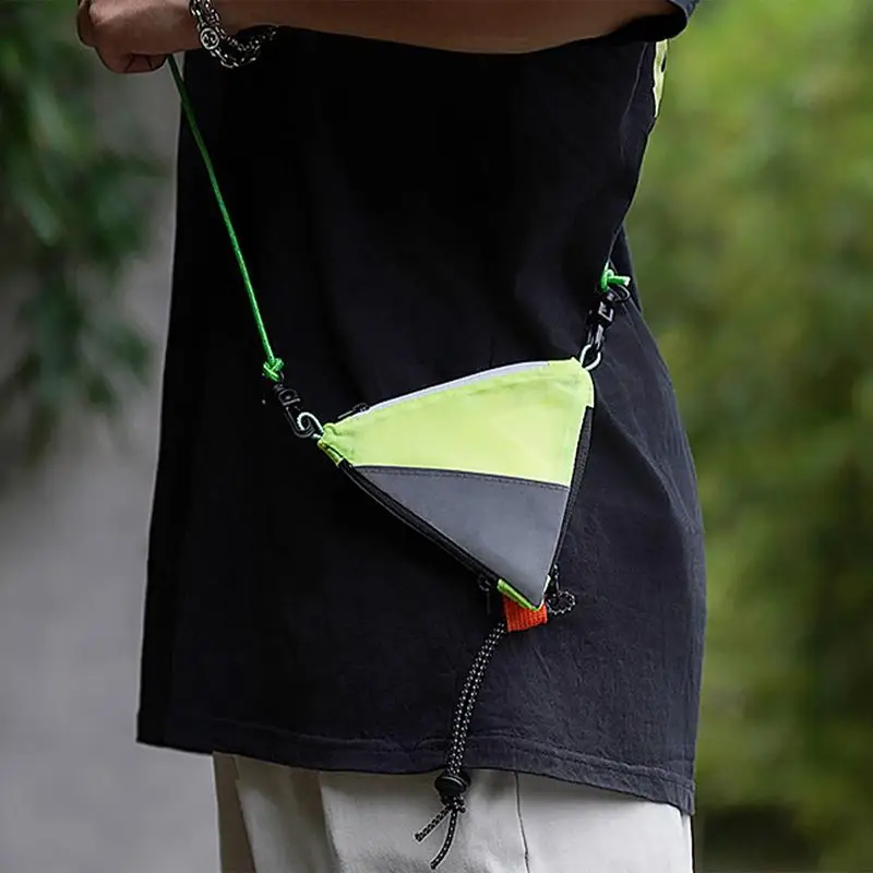 

Cycling Pouch Rear Reflective Triangle Bag Waterproof Under Seat Shoulder Backpack Triangle Reflective Bike Accessories For