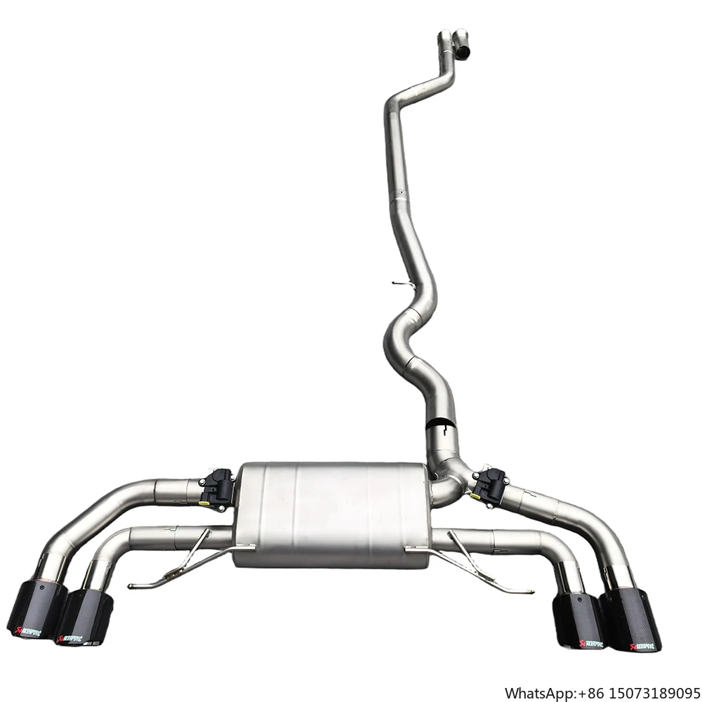

Exhaust Pipe System 304 Stainless Steel for 330i B48 G20 2.0T Valvetronic Valved Catback Exhaust Muffler