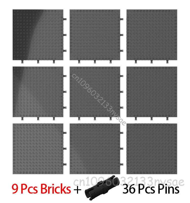 Groothandel 6-20 Stuks 16x16 Pixel Art Bouwsteen Grondplaat 65803 Compatibel met 98138 Kleine Deeltjes Bricks DIY Speelgoed Gratis Pins