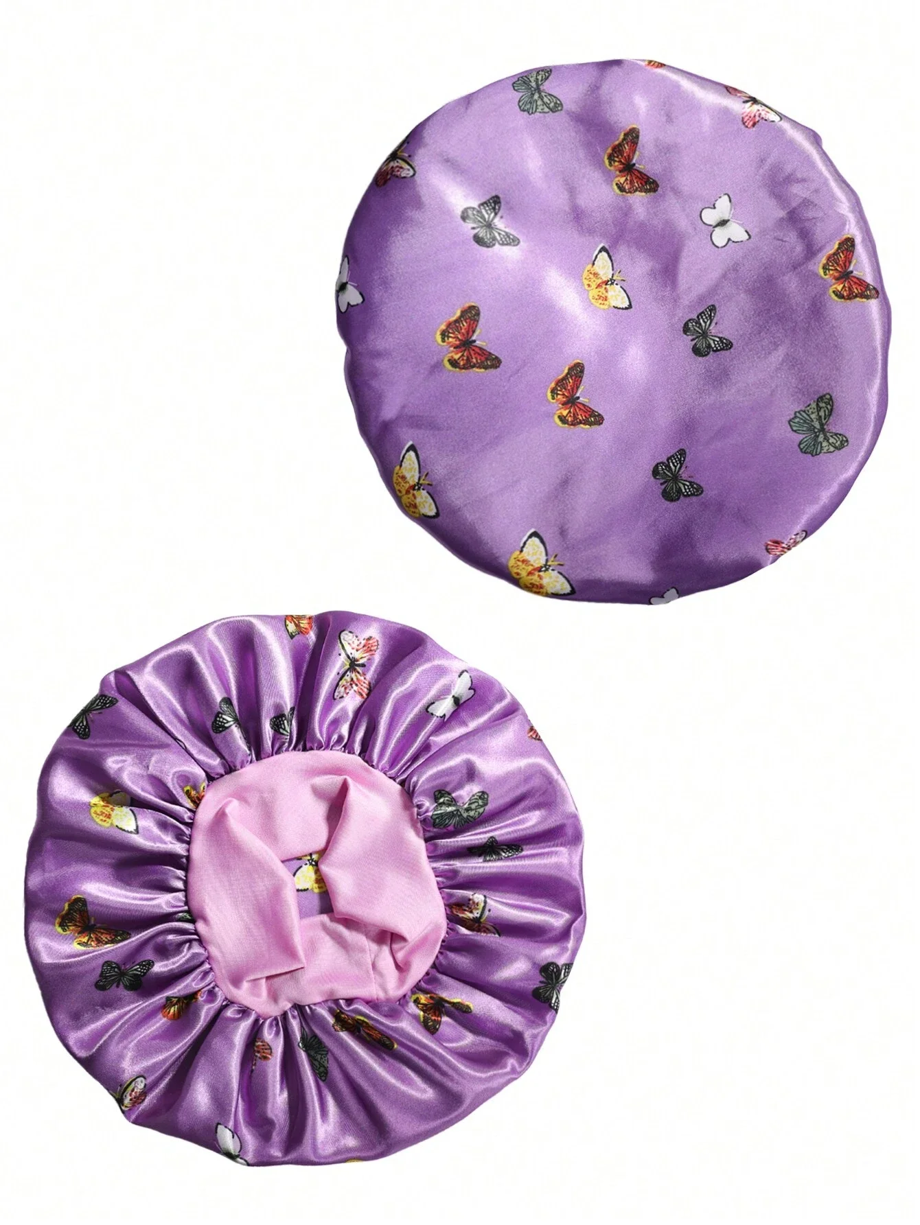 1 cuffia a tesa larga stampata per bambini, copricapo elastico e confortevole per l'uso quotidiano e il sonno