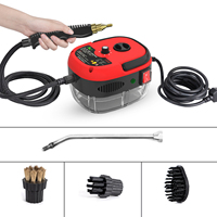 2500W 220V Handheld Steam Cleaner High Temperature Pressure Steam Cleaning Machine with Brush Heads Steam Vacuum Cleaner