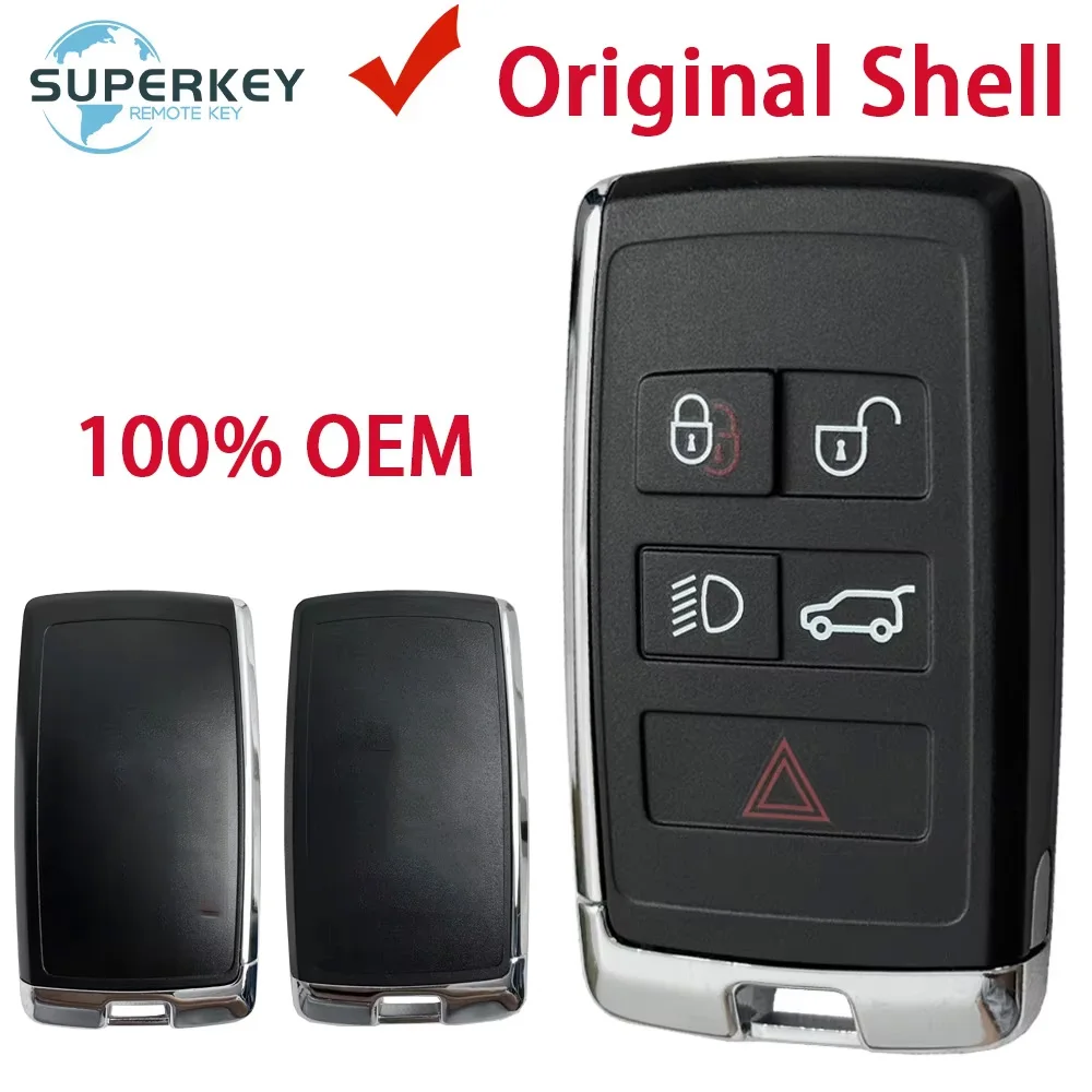 Original Car Key Shell Case Cover 2018 2019 For Land Rover Discovery Ranger Rover SPORT EVOQUE For Jaguar XF XJ EX F-Pace F-Type